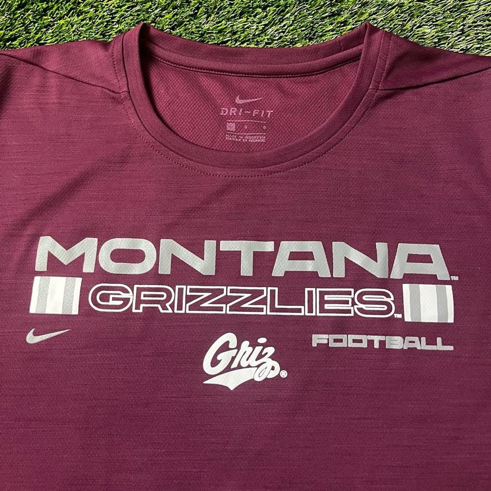 Nike Dri-Fit University of Montana Football Tee Men’s L, No Flaws!